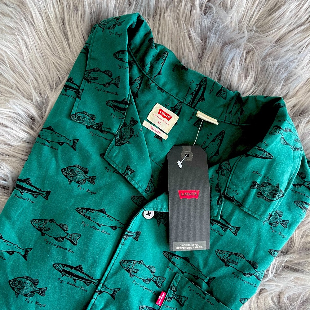 Levi’s Gone Fishing short sleeve Button Up